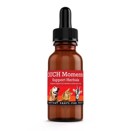 ouch-moments 26mls Pet remedy natural dog and cat pain reliever