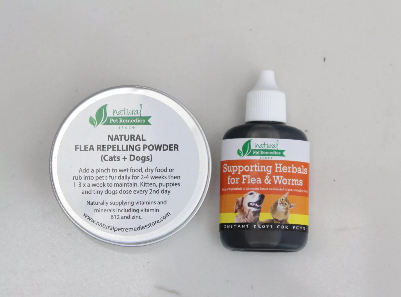 Natural Pet Remedy Flea Set natural flea treatment for dogs