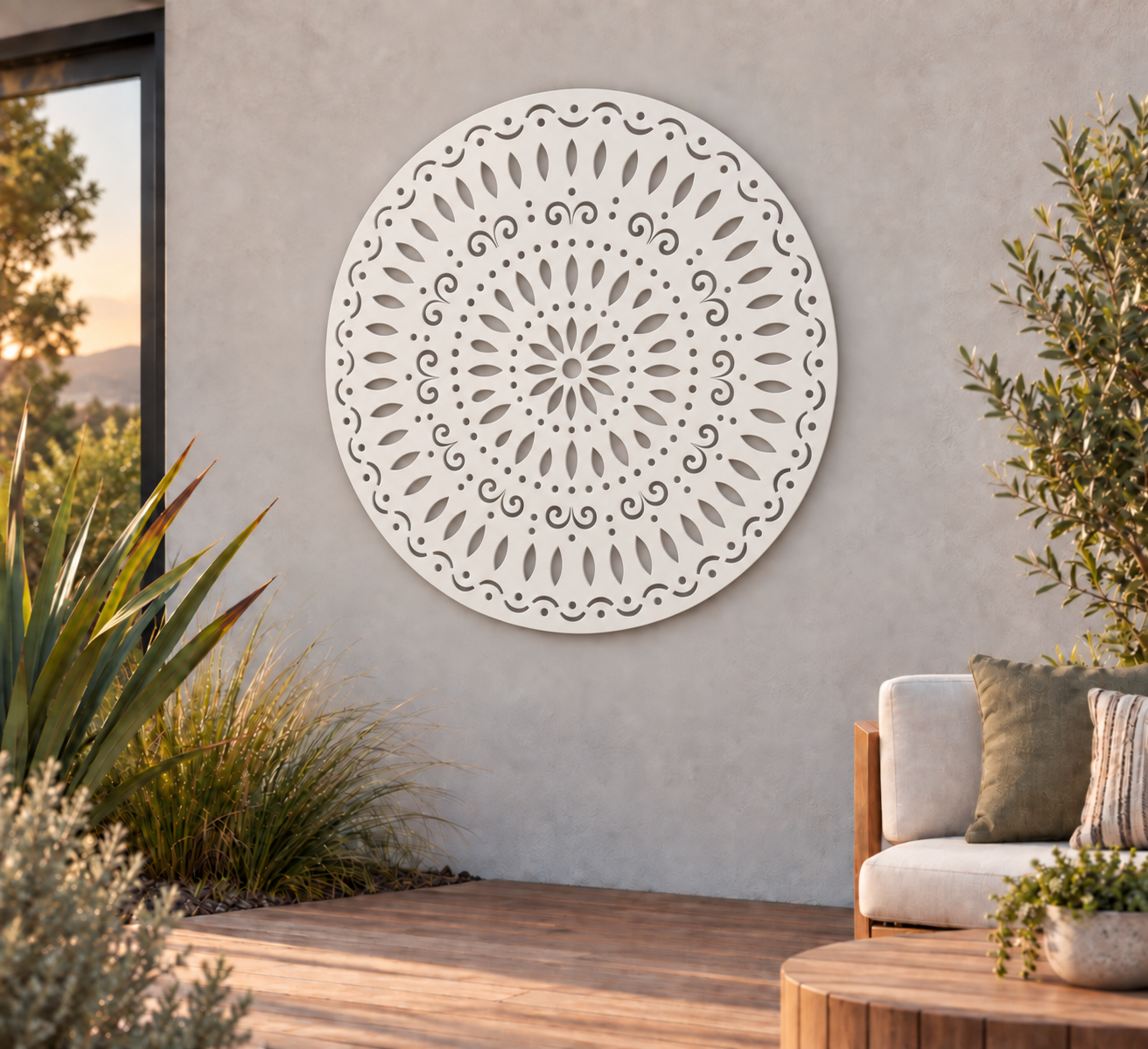 Harmony Mandala White