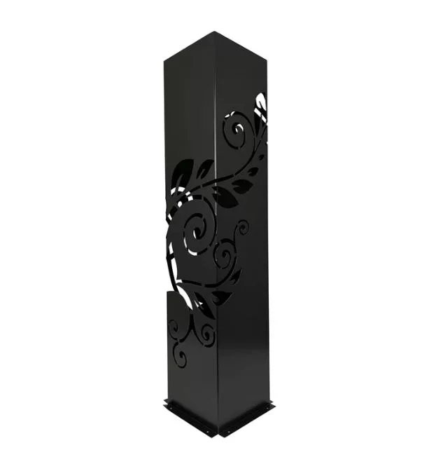 Leaves Powder Coated Black.JPG1 landscaping decor