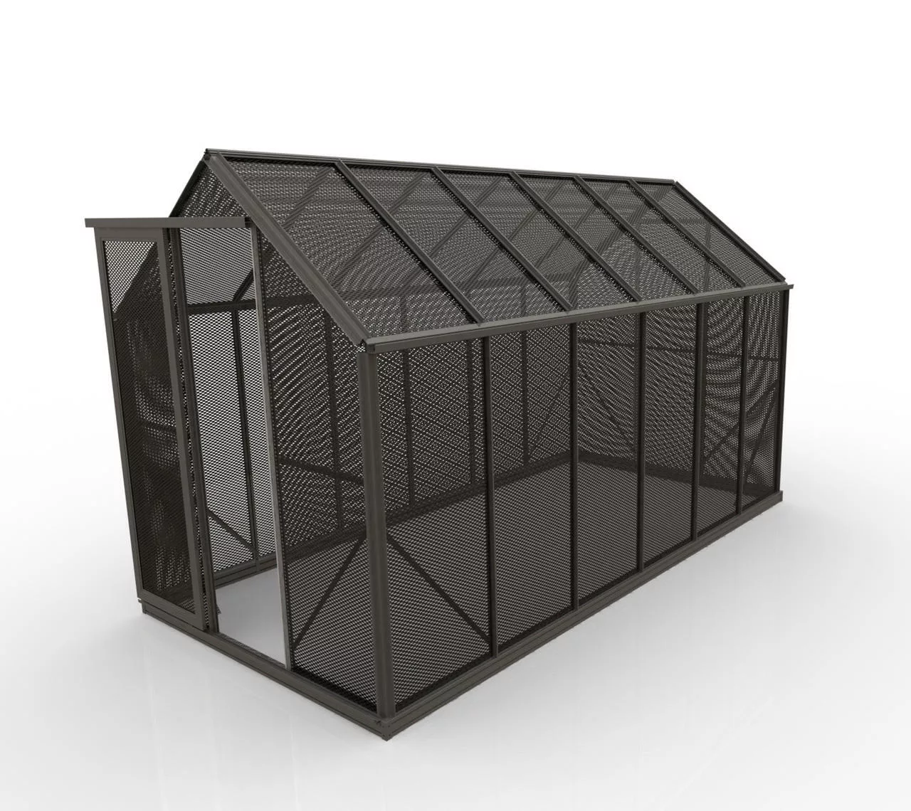 6x12-shade-house-aluminium-shade-mesh Portable greenhouse NZ