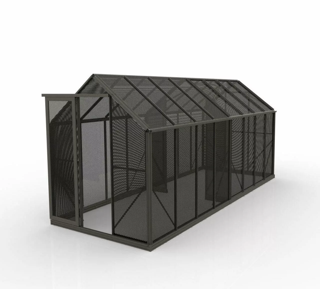 6x16-shade-house-aluminium-shade-mesh Kitset greenhouse NZ