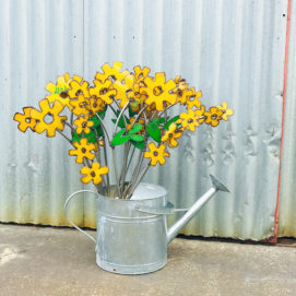 metal daisy with stems nz