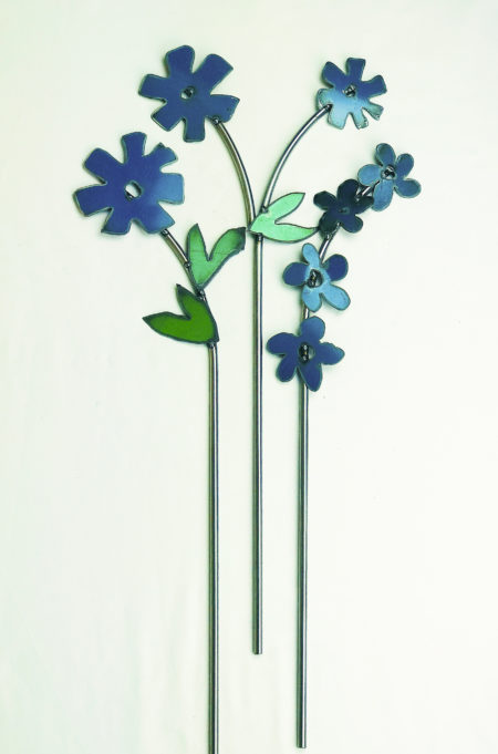 decorative metal plant supports