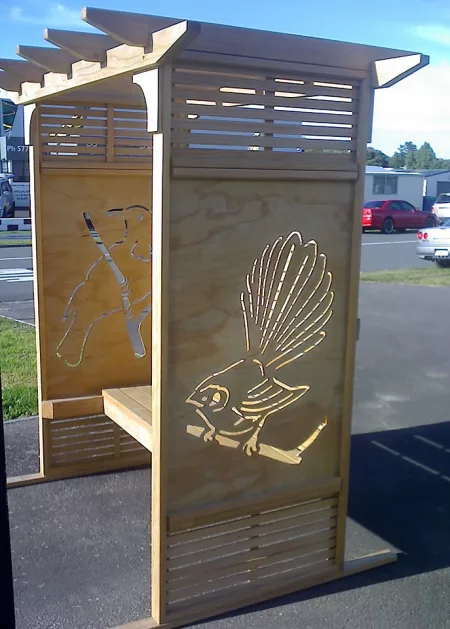 decorative panel fantail
