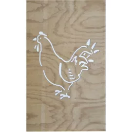 chicken garden art made in nz