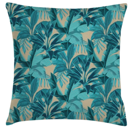 blue waterproof outdoor cushion
