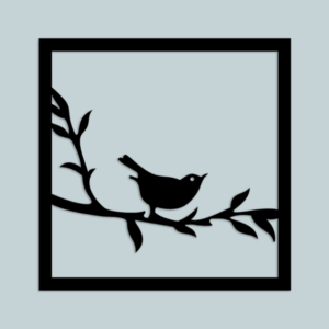 Sparrow Square - Wall Art