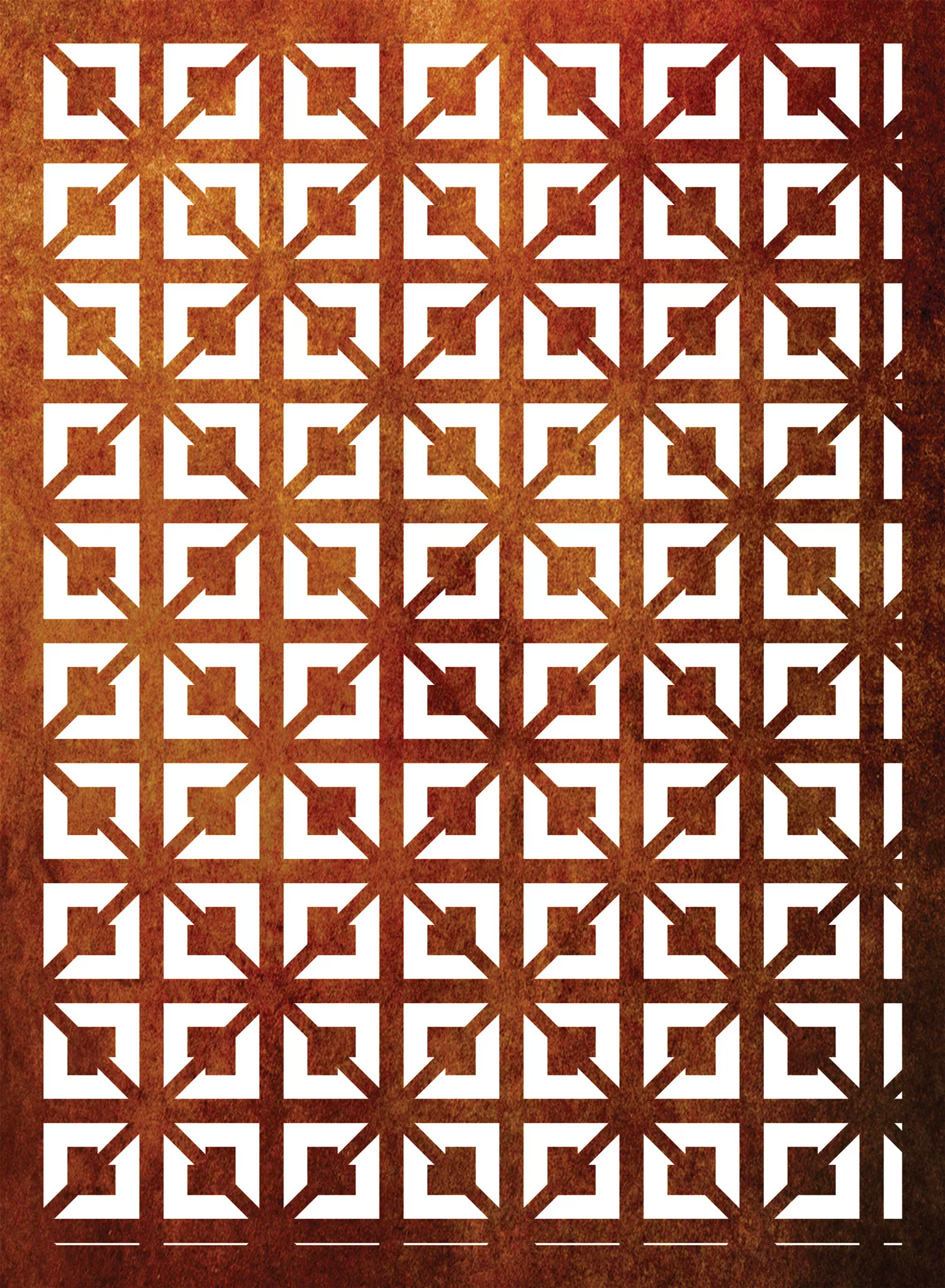 Squares-Geomatrical-Panel-1500-x-1100-mm-CT decorative fence panels nz