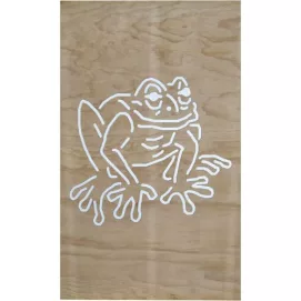 Frog decorative fence panel