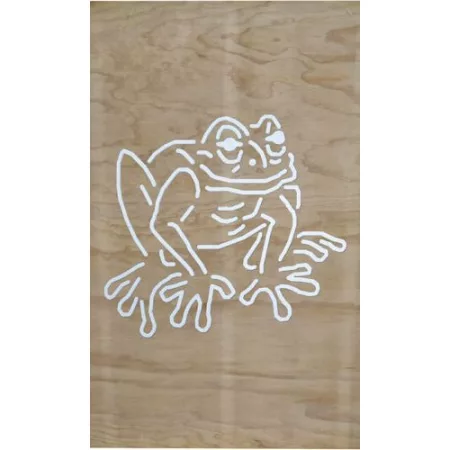 Frog decorative fence panel