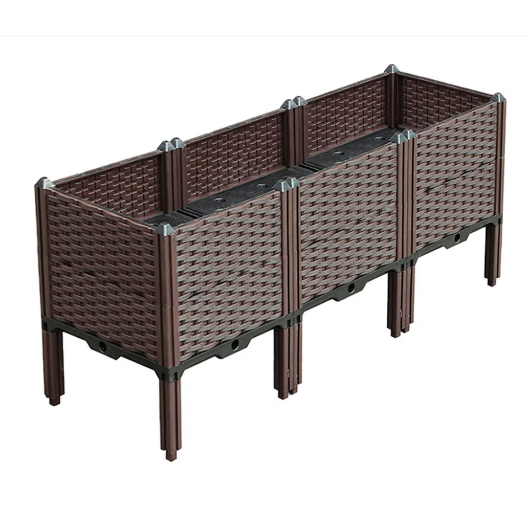 PlantBox3F-009 raised garden boxes plastic