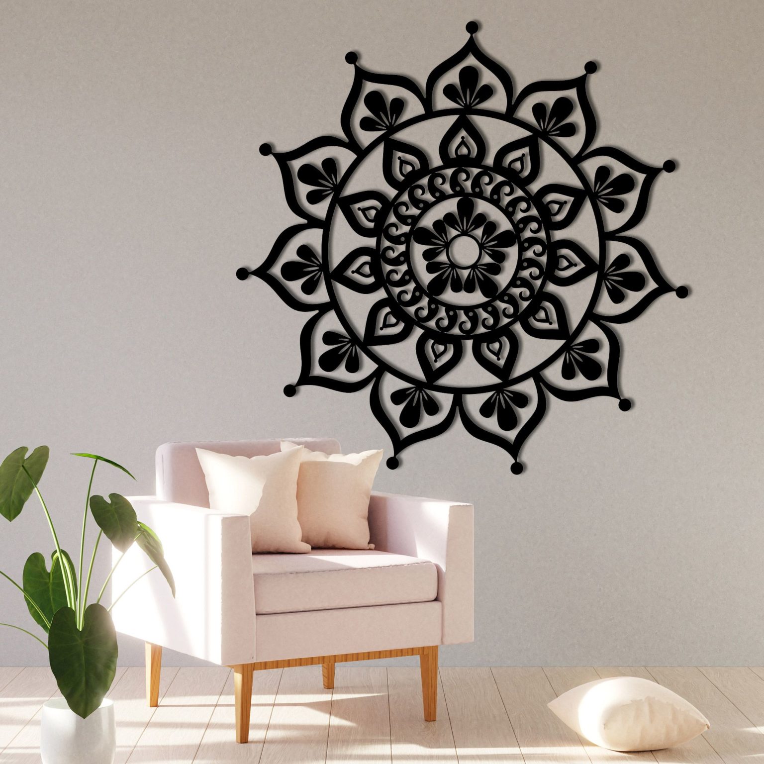 Garden Wall Art | Mandala | NZ Made Products | Ladybugs