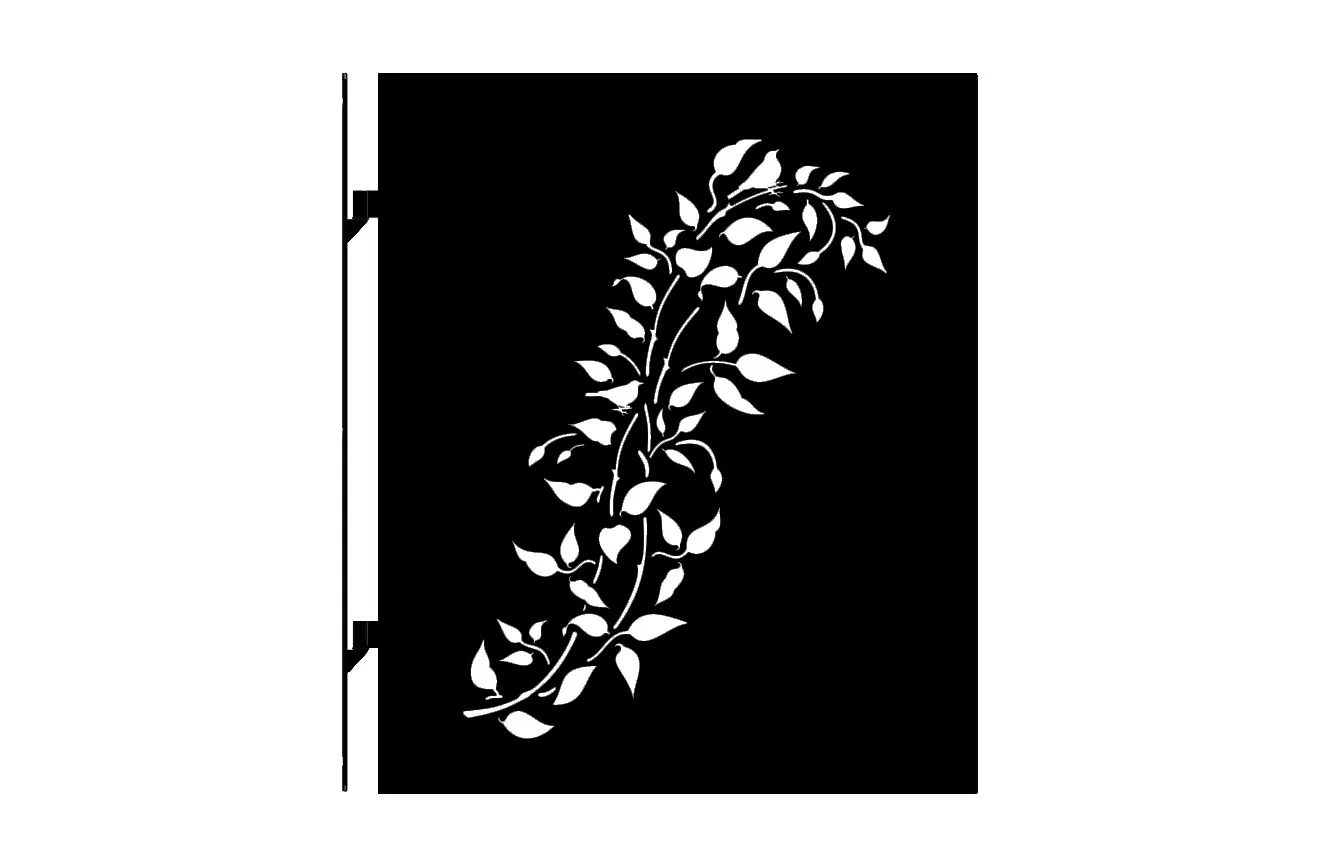 Bird-Gate-1000-w-x-1200h-Black pathway gate
