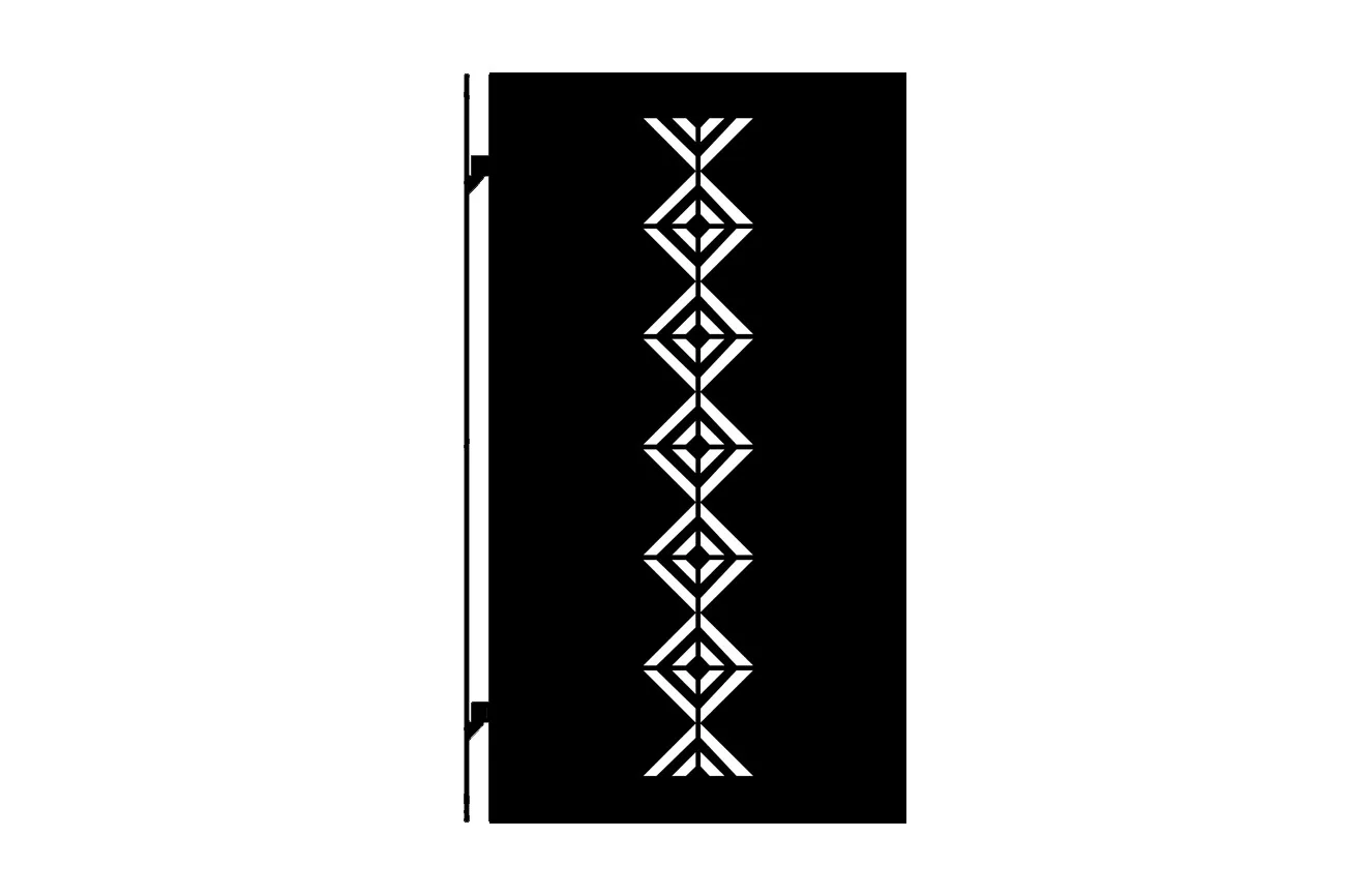 Diamond-1800h-x-1000-mm-PC black Metal Garden gates nz