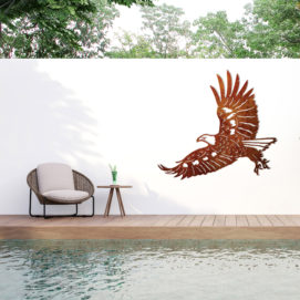 eagle metal wall art