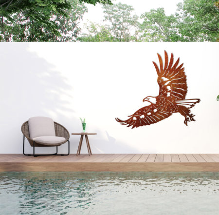 eagle metal wall art