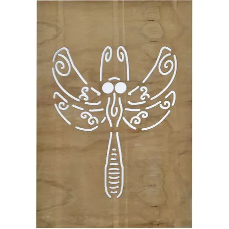 dragonfly decorative fence panel