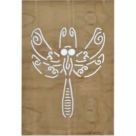 dragonfly decorative fence panel